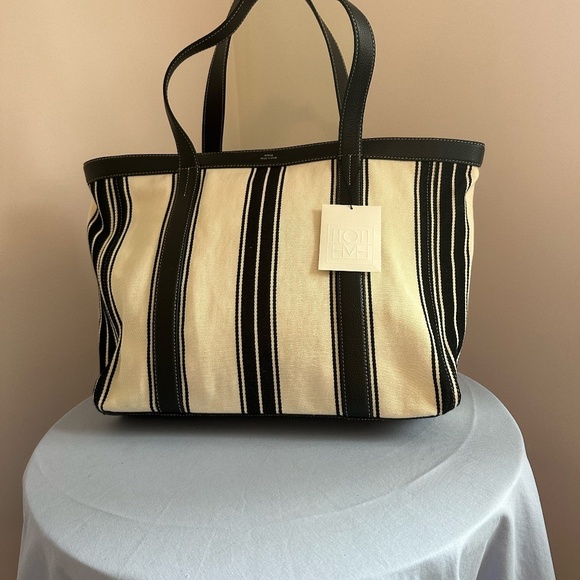 NWT Toteme Cotton Striped Canvas Tote - Picture 5 of 9